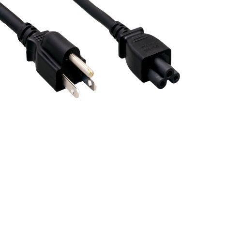 Lot 10pc AC Power Cord 3Pin NEMA5-15P/IEC60320 C5 18AWG 10A 125V Laptop Notebook