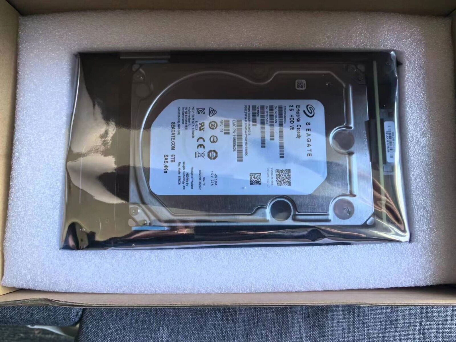 Compatible EMC D3-VS07-6000 005051618 005051615 005052438 005052437 6TB HDD