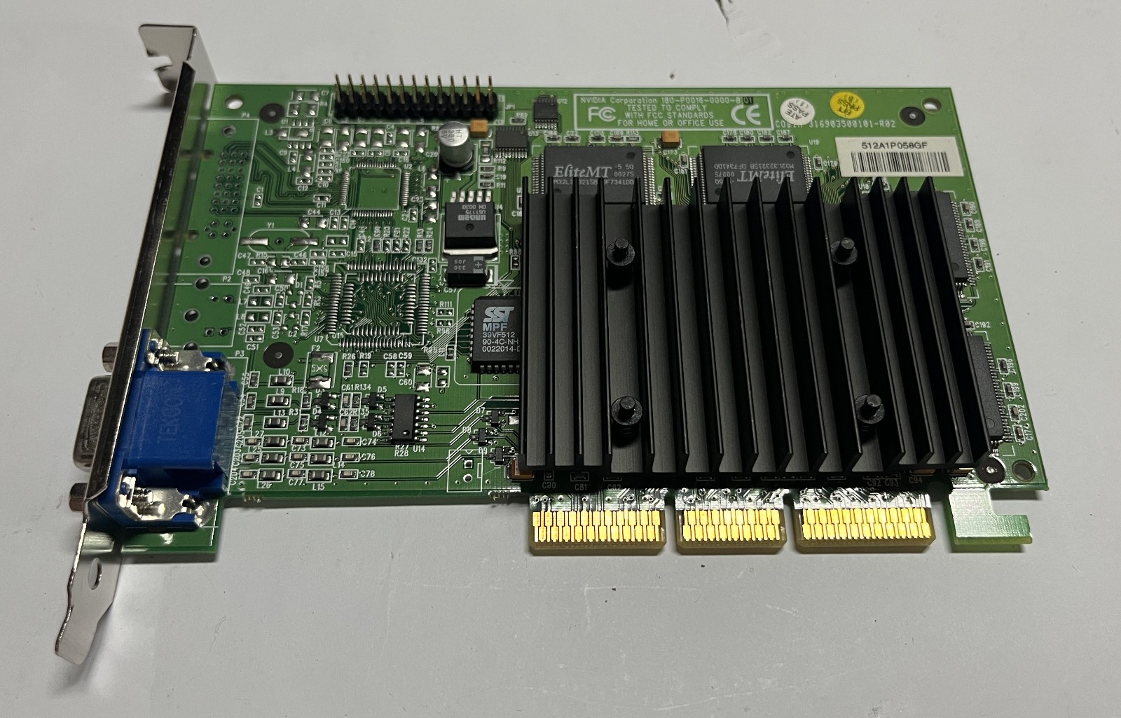 Compaq Nvidia Riva TNT2 Pro 16MB Memory AGP 4X VGA Graphics Card Tested