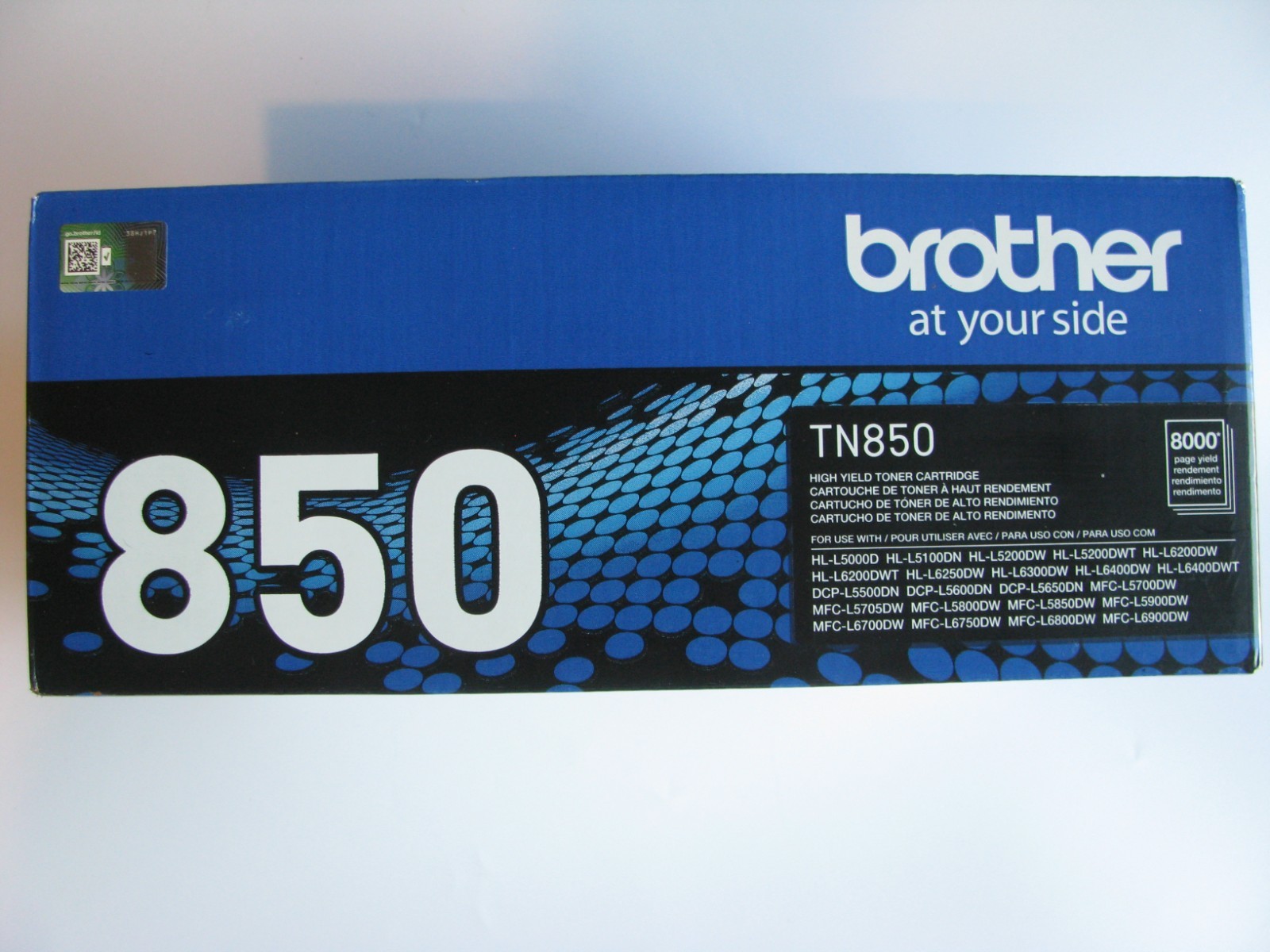 GENUINE BROTHER TN-850 HIGH YIELD BLACK TONER CARTRIDGE - NEW TN850 