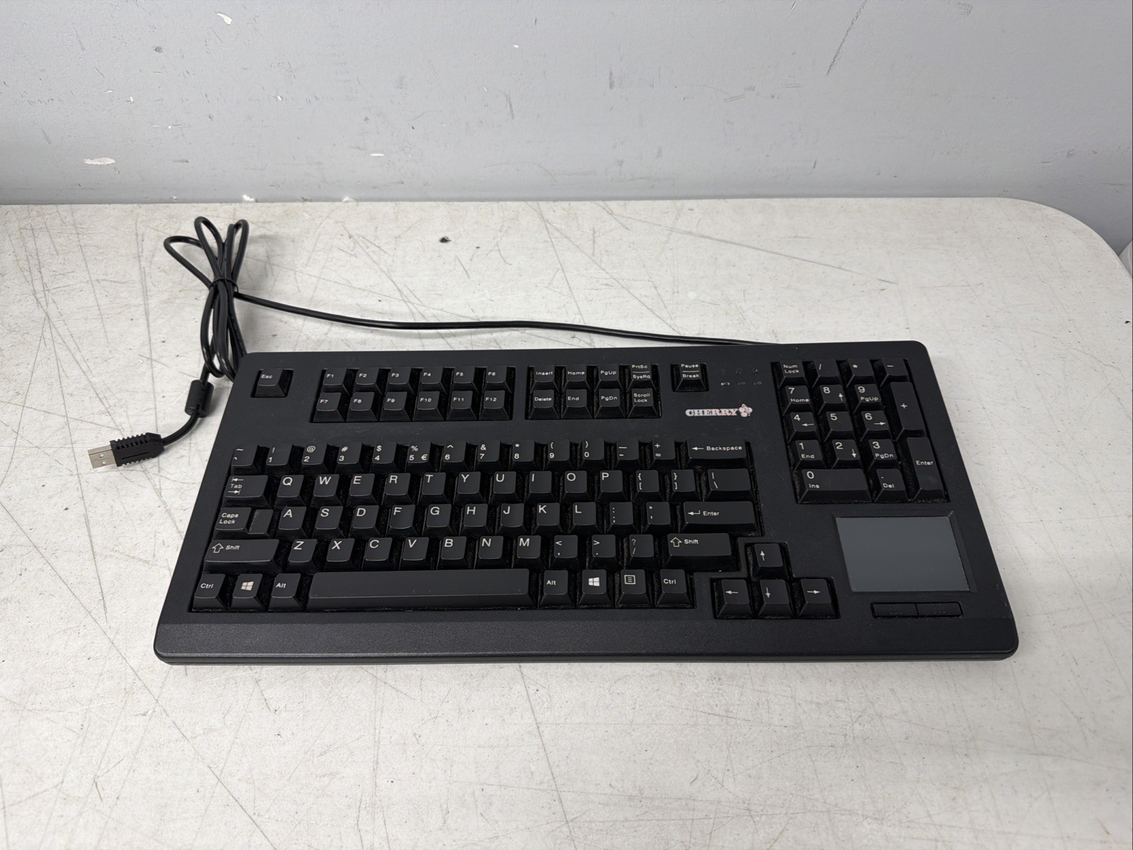 CHERRY MX11900 USB Wired Mechanical Keyboard w/ Trackpad - Great Condition