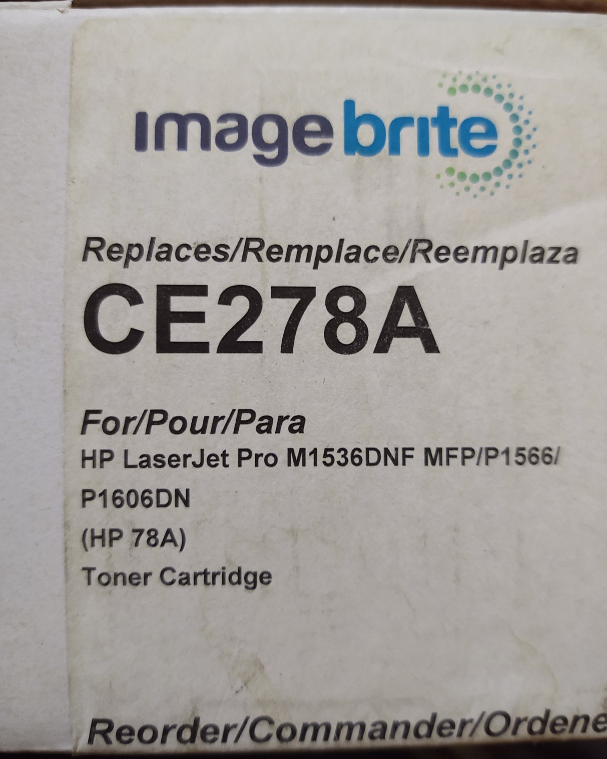 Image Brite CE2784 Toner Cartridge Replacement for HP 78A