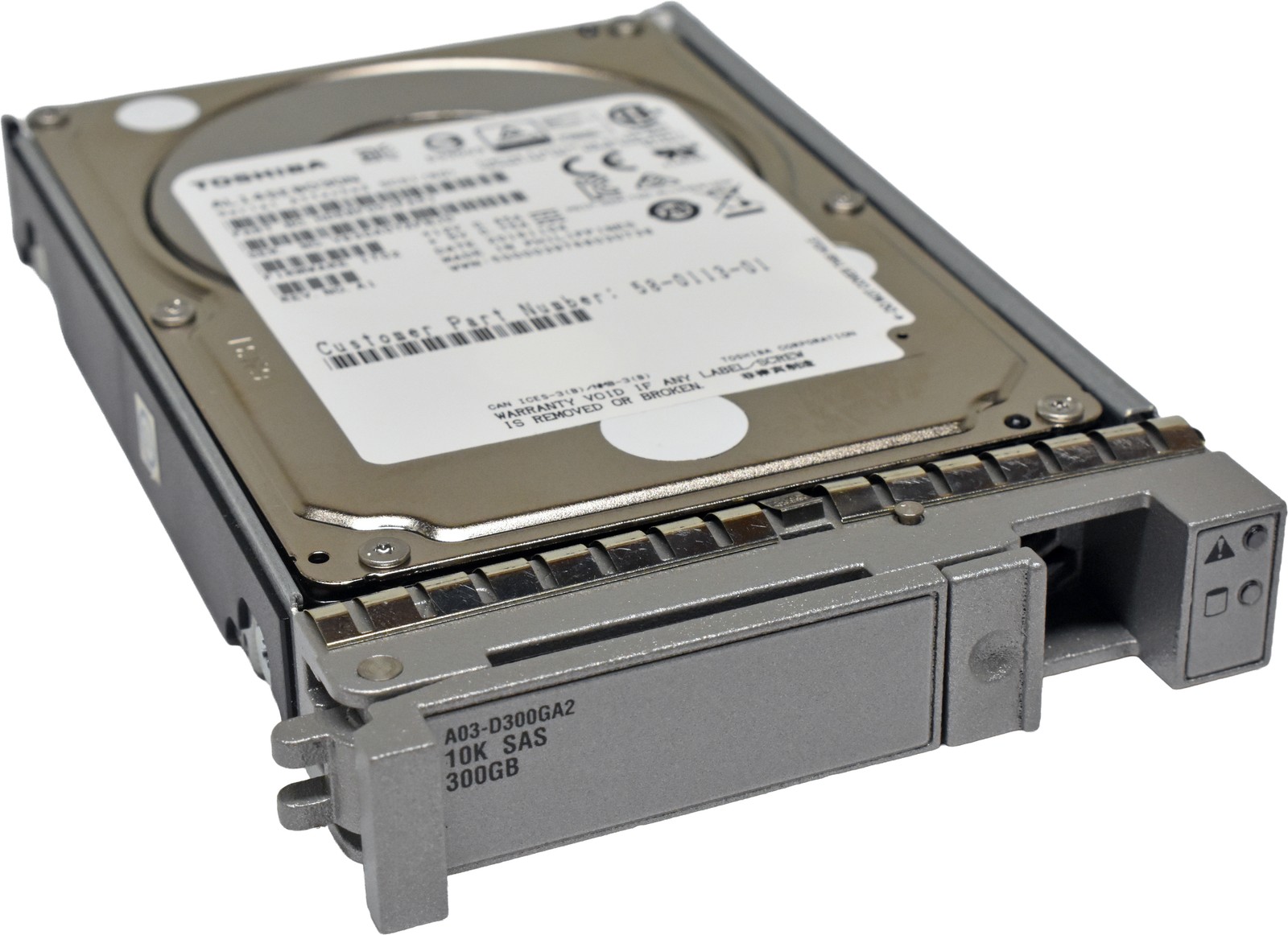 Cisco Toshiba 300GB 2.5" 10K 6G SAS HDD AL14SEB030N A03-D300GA2 +Caddy