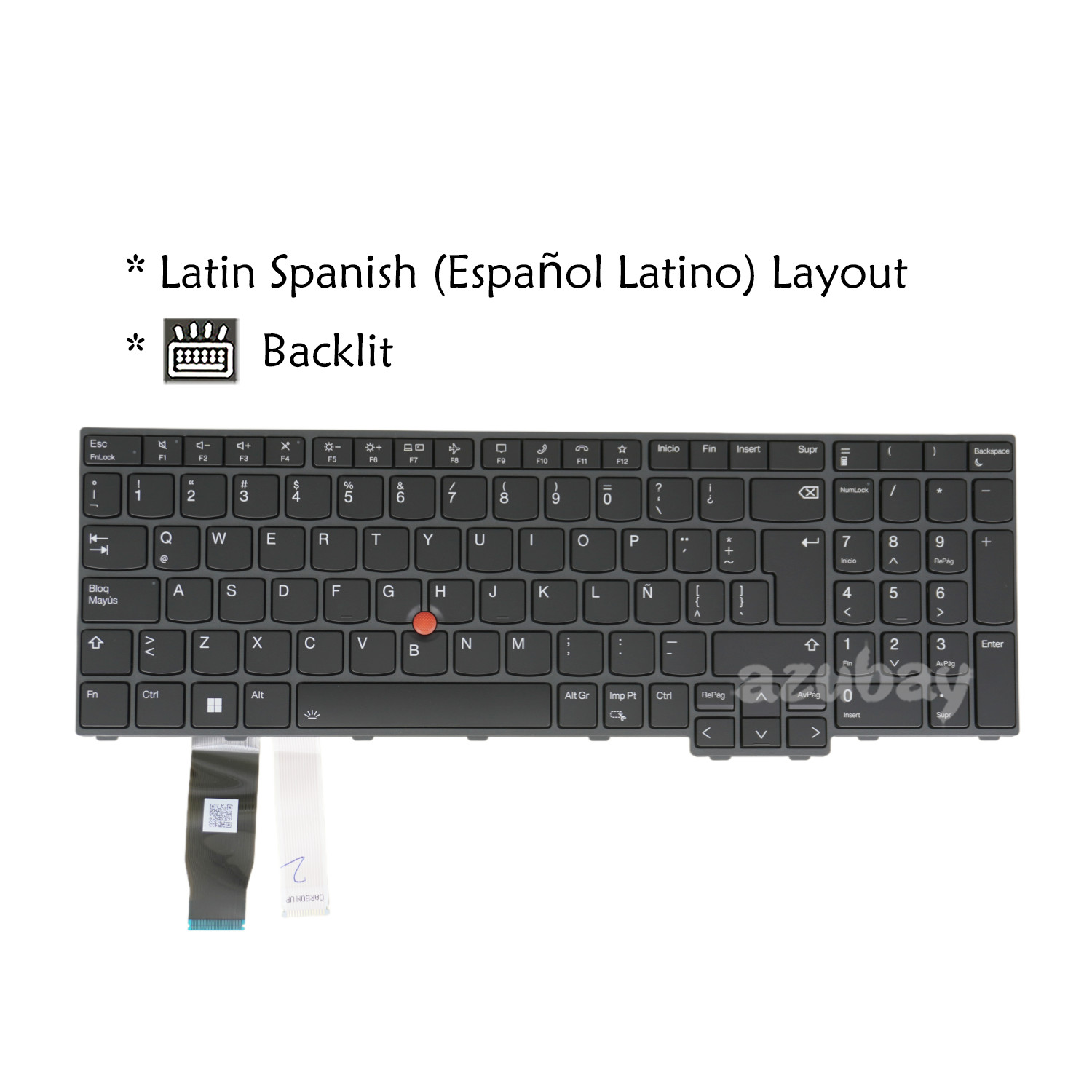 Teclado Español for Lenovo ThinkPad L15 Gen 3 / 4, 21C3 21C4 21C7 21C8 Backlit