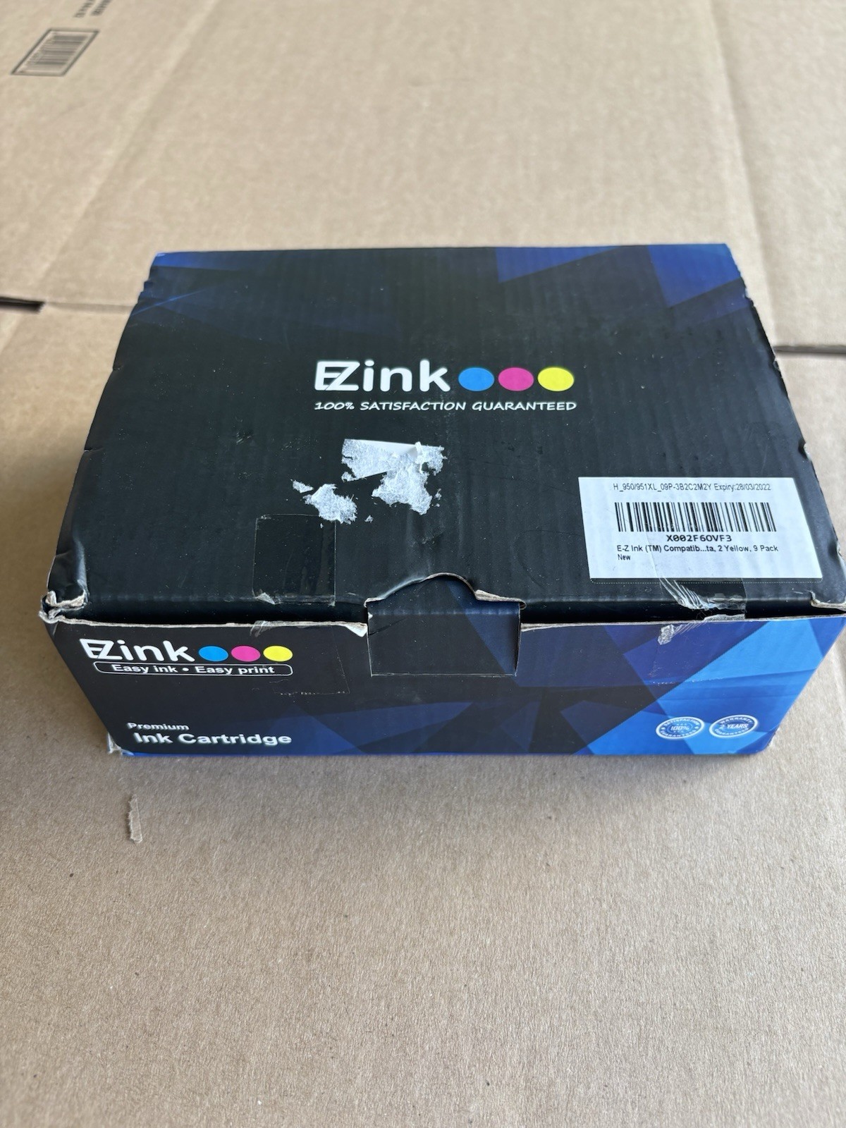 EZink 950/951 XL Ink Cartridges Black, Yellow, Cyan, Magenta in sealed packs