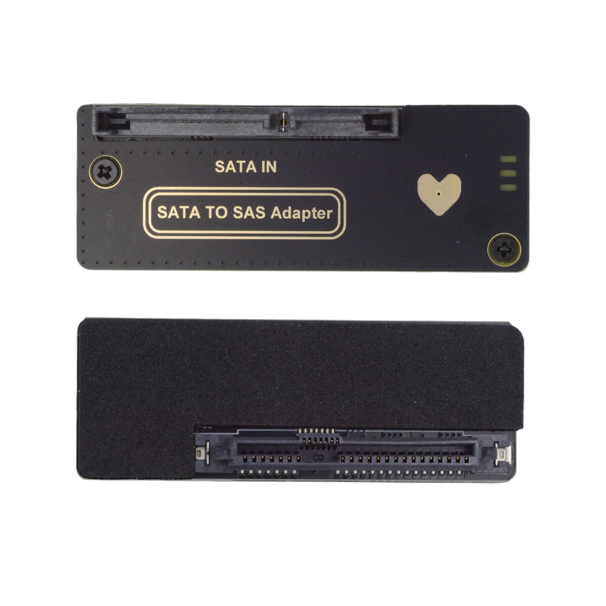 CY SAS 29Pin SFF-8482 Connector to SATA 7+15 22Pin Hard Disk Drive Raid Adapter