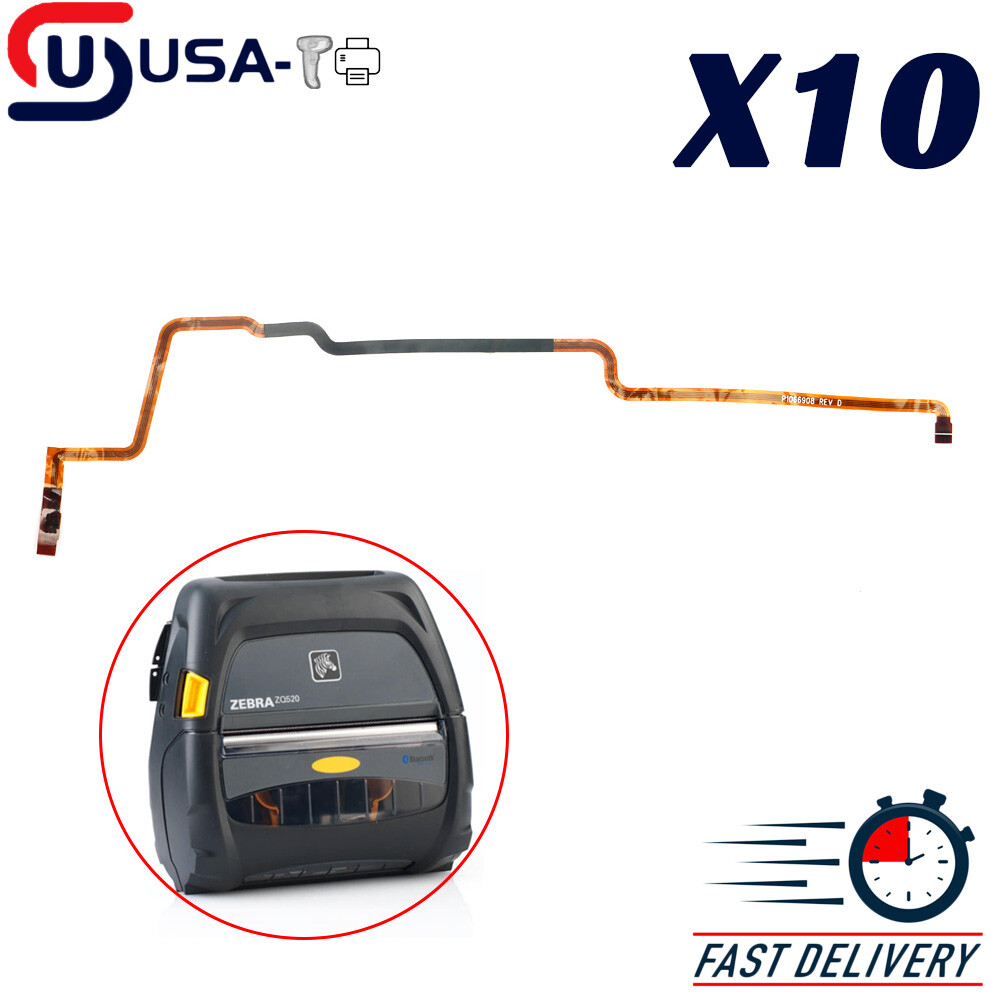 P1066908 For Zebra ZQ520 10PCS Bar Sensor Flex Cable Replacement Printer