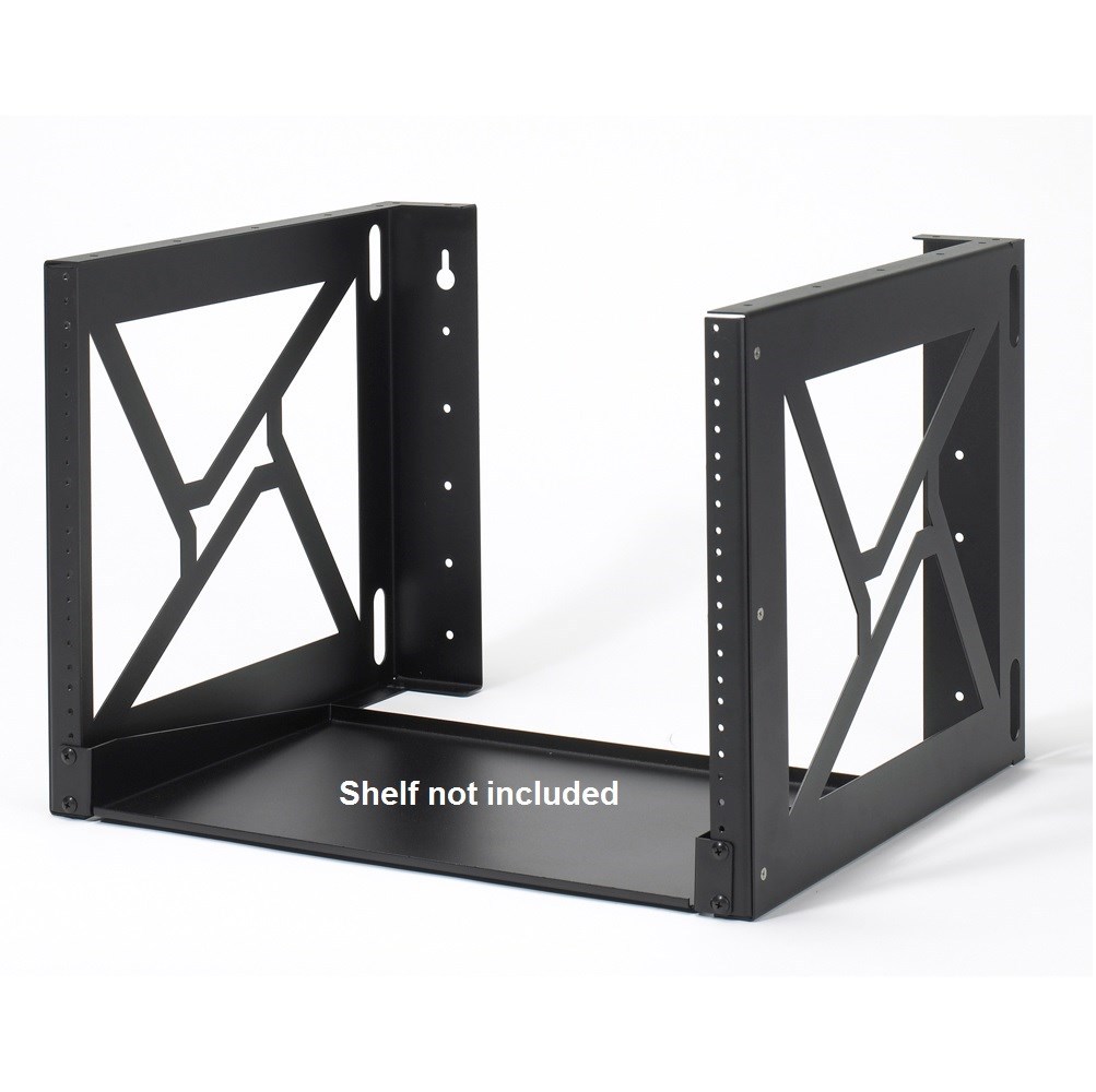 Kendall Howard 8U Wall Mount Rack 350lb Capacity USA Made 1915-3-001-08