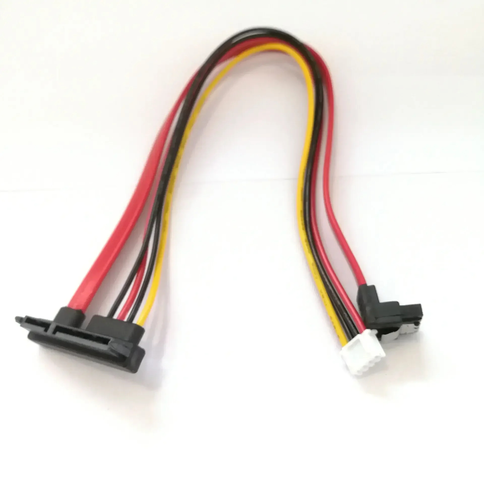 90 Degree 22P 7+15P to SH2.0 4pin Power Right Angle SATA HDD Computer Data Cable