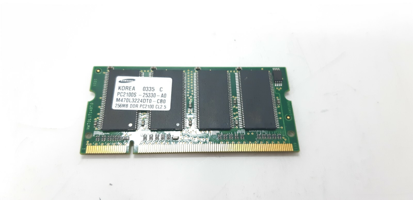 Samsung 256 MB PC2100 DDR-226 266MHz Laptop Memory Ram M470L3224DT0-CB0