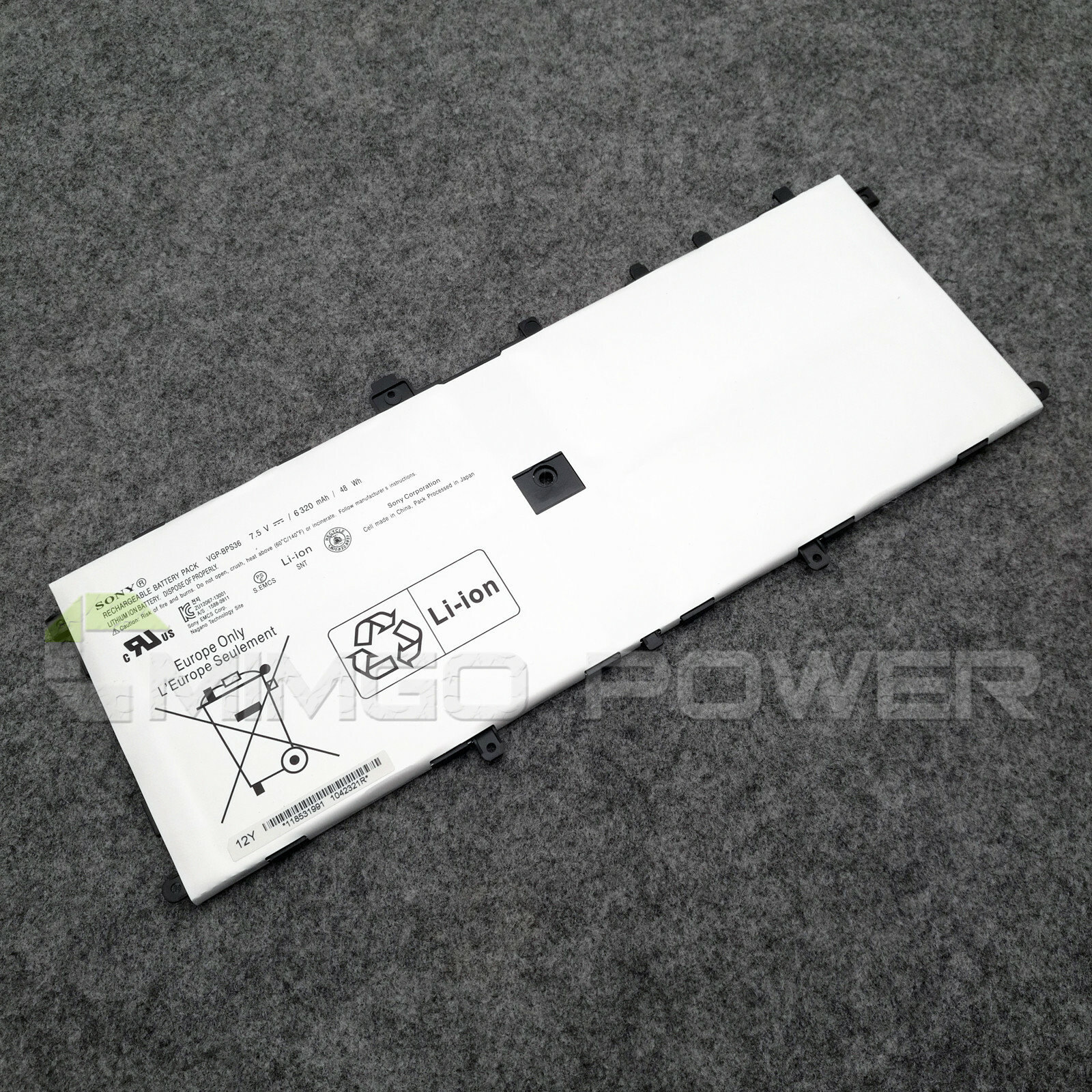 New Genuine VGP-BPS36 OEM Battery for Sony Vaio Duo 13 SVD1323YCGW SVD13211CGB