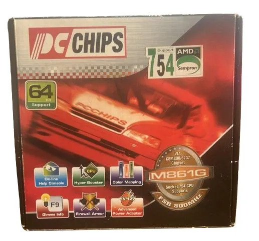 PC Chips M861G PC Chips M861G MicroATX Motherboard with AGP 8x and Audio