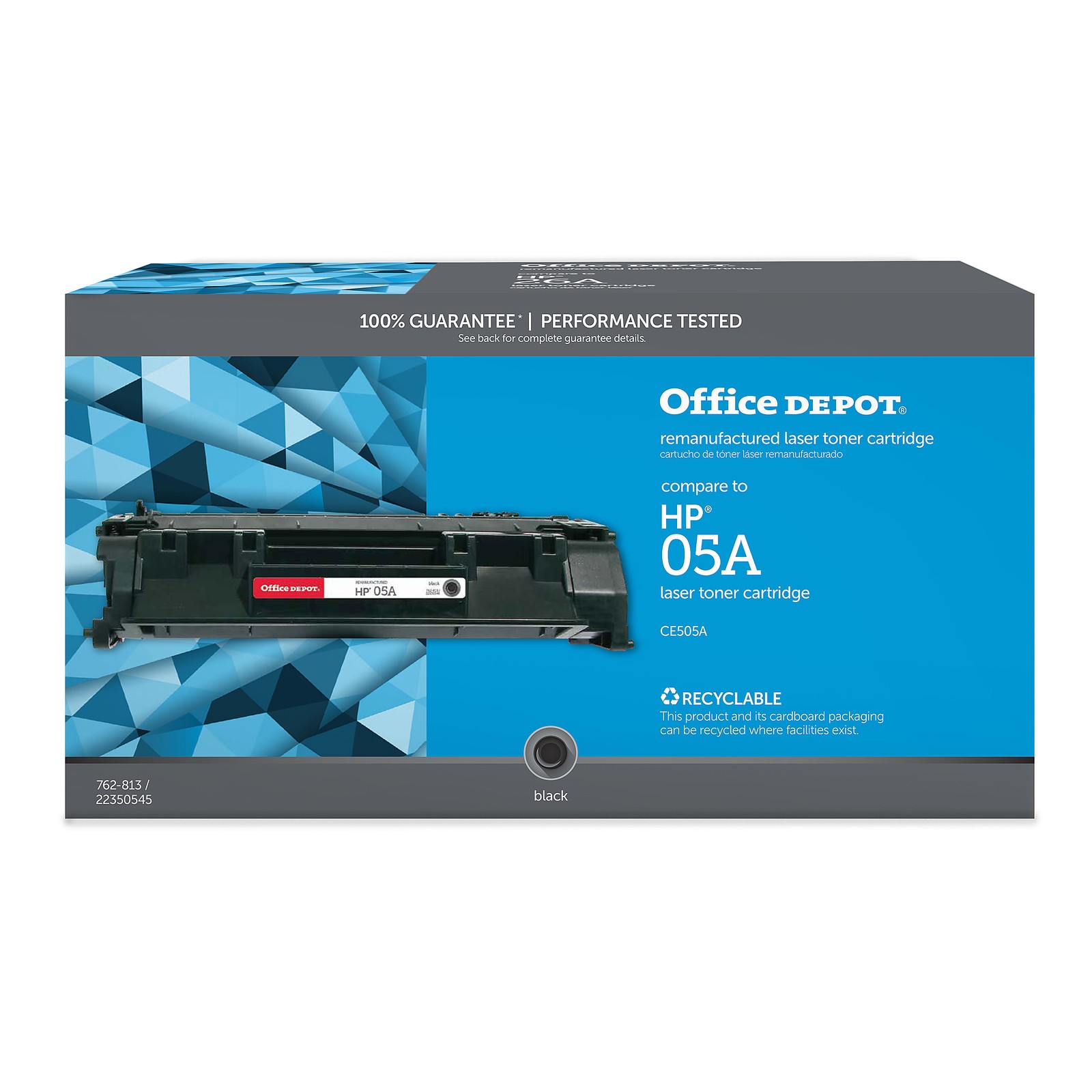 Office Depot® Reman Black Toner Cartridge Replacement For HP 05A