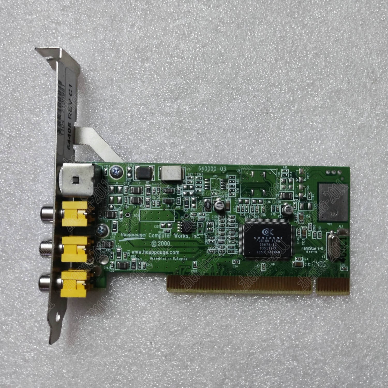 1PC used Hauppauge 640000-03 64405 878A PCI Acquisition card by DHL/Fedex
