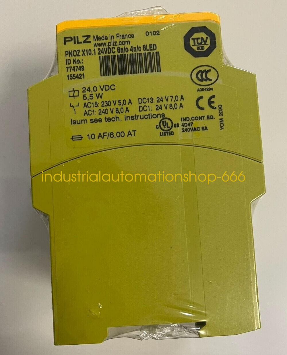 1PC NEW Pilz PNOZ X10.1 24VDC 774749 Safety relay Via DHL or FedEX