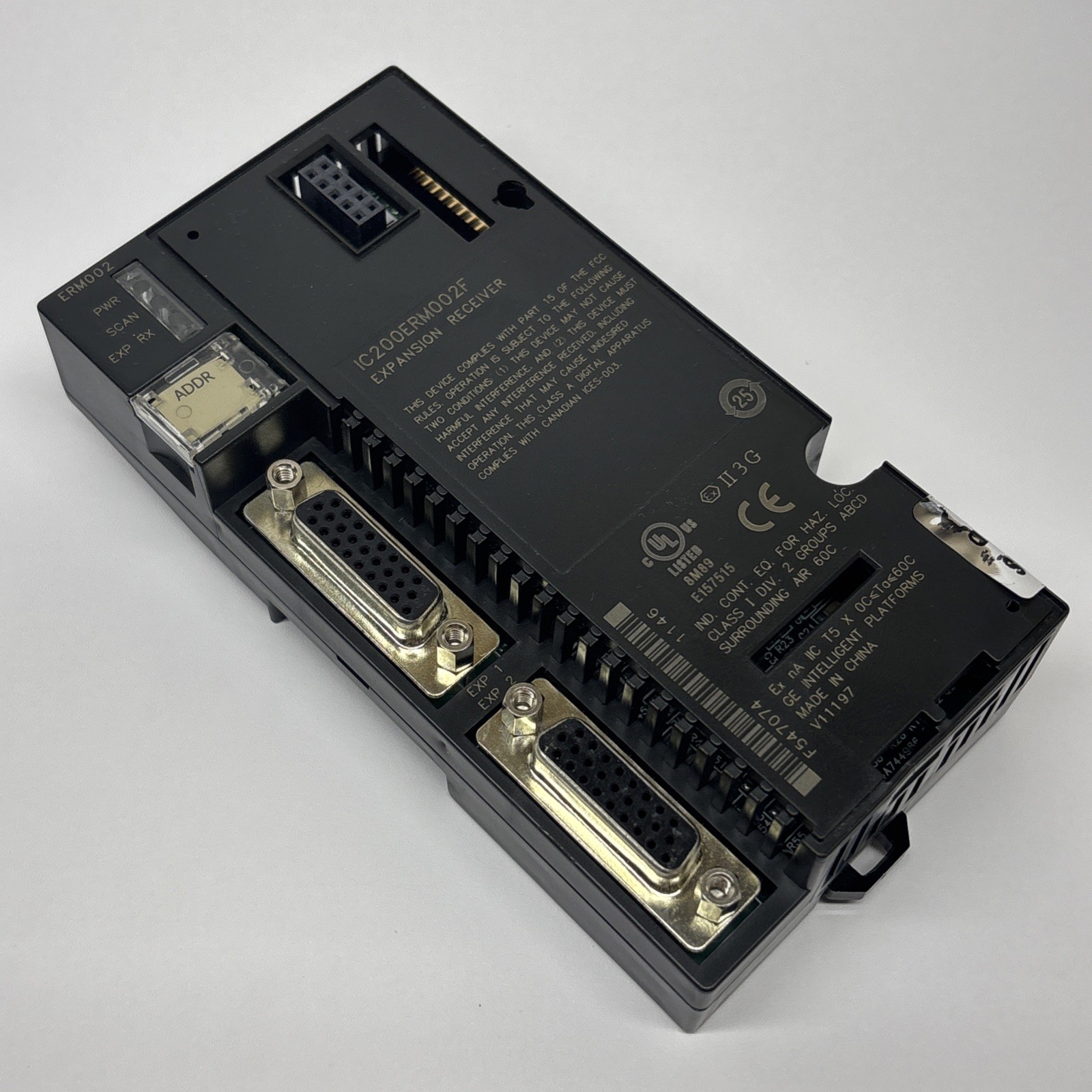 GE Fanuc IC200ERM002F VersaMax Expansion Receiver Module Non-Isolated PLC