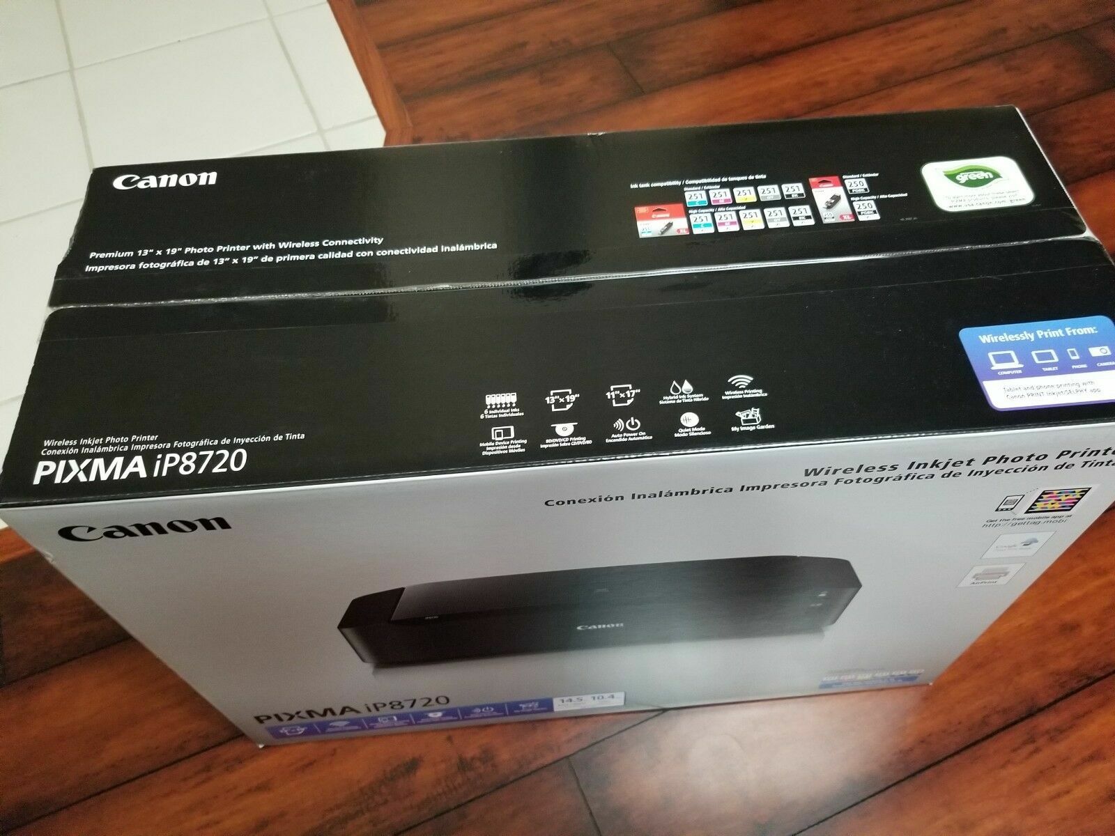 NEW Canon PIXMA iP8720 Wireless Inkjet Photo Printer AirPrint Cloud Compatible