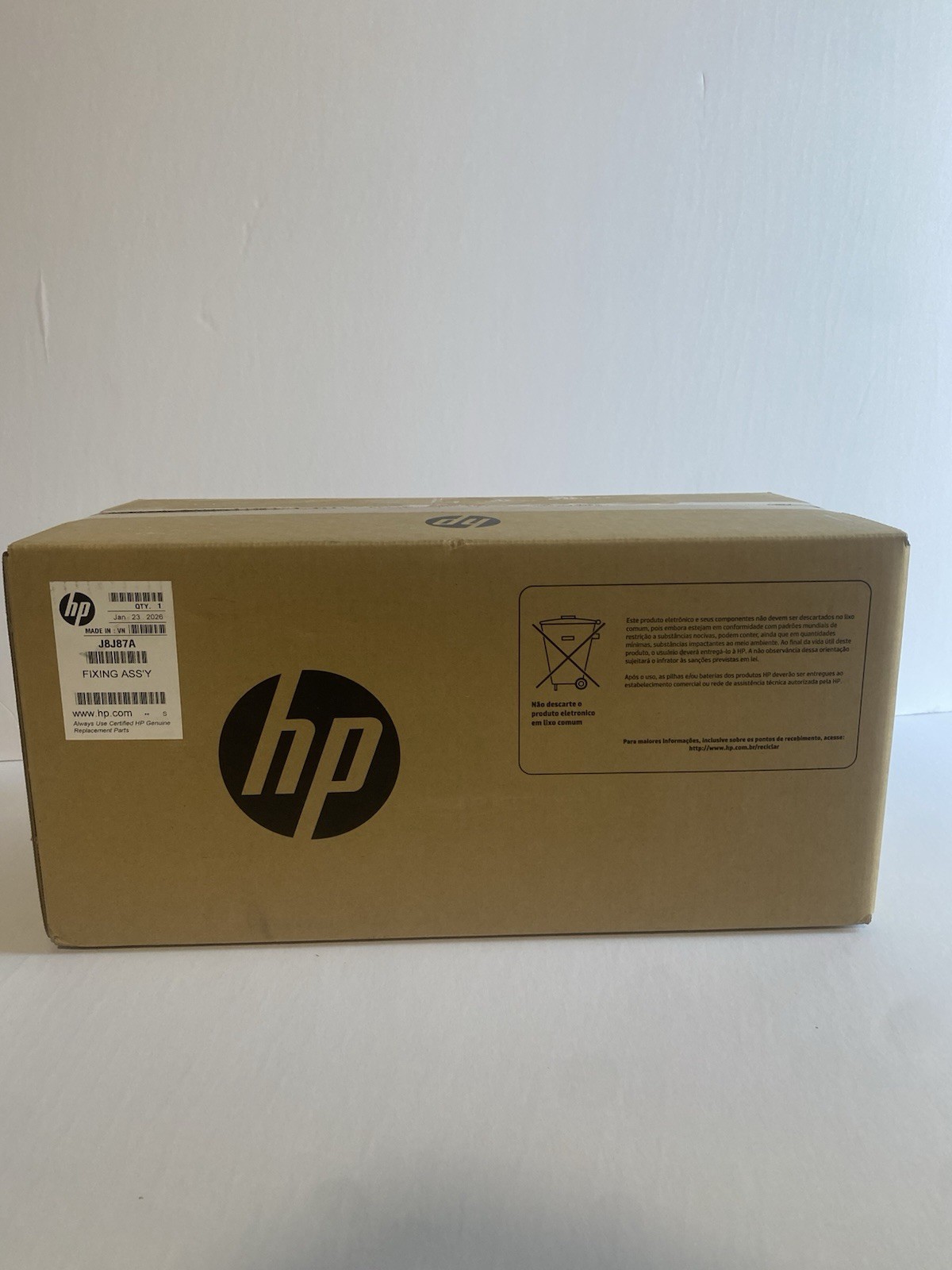 HP J8J87A 110V Fuser Maintenance Kit for Enterprise M607 M608 M609 Original HP