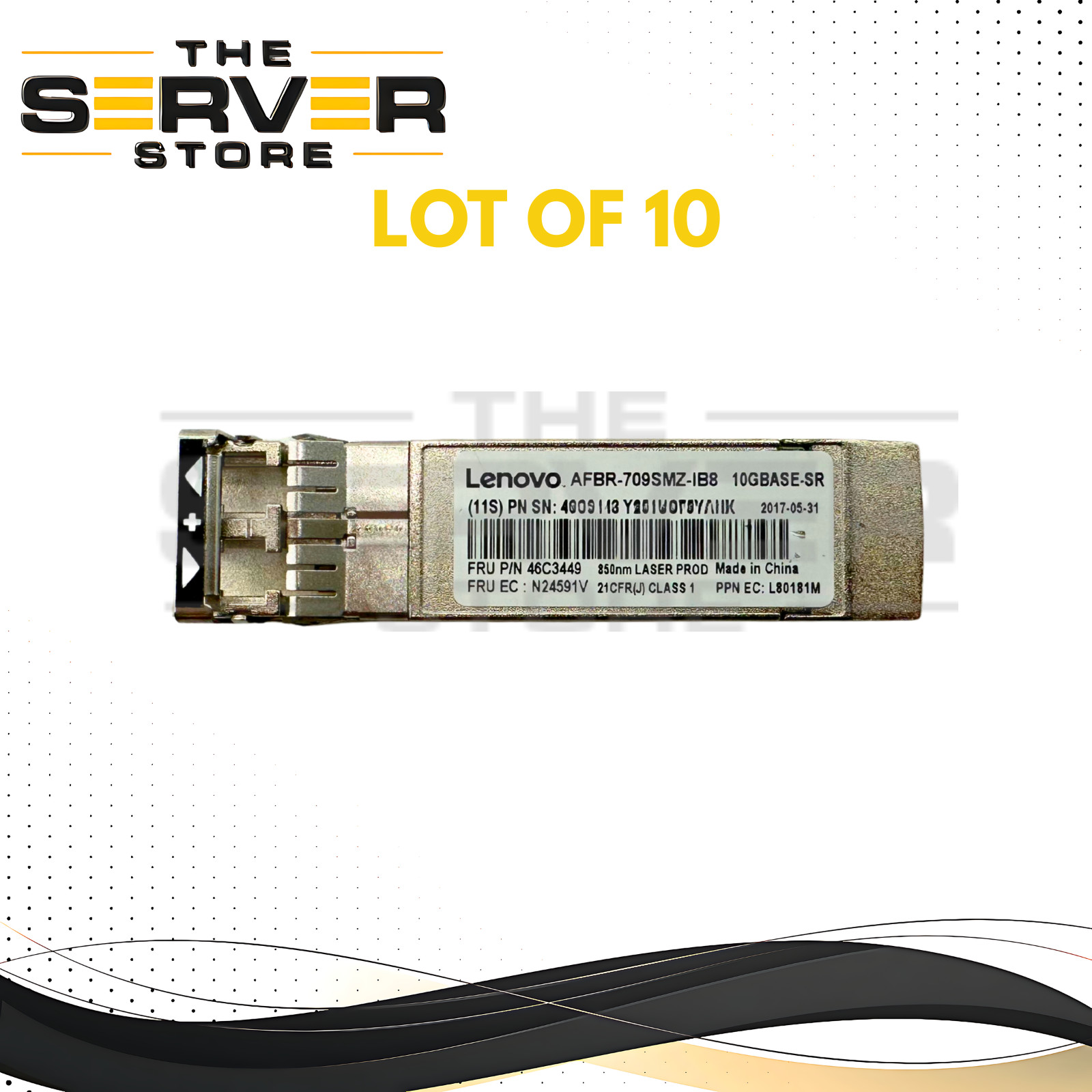 (LOT 10) Lenovo / IBMOptical Transceiver Module AFBR-709SMZ-IB8 46C3449 46C3449