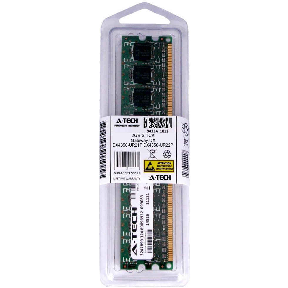 2GB DIMM Gateway DX4350-UR21P DX4350-UR22P DX4820 DX4822 DX4831 Ram Memory