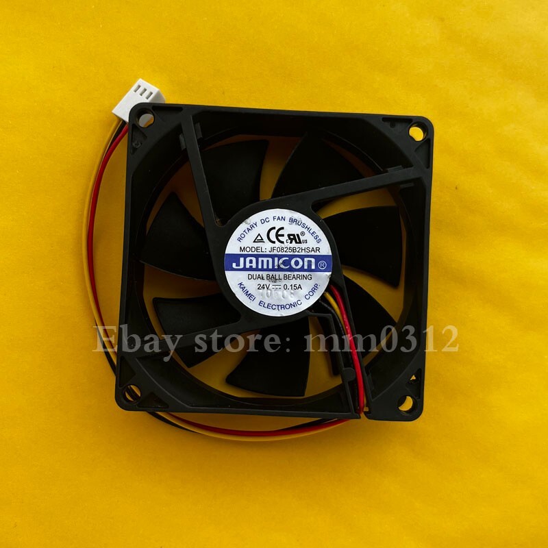 JAMICON JF0825B2HSAR DC24V 0.15A 8025 80mm inverter cooling fan 3pin