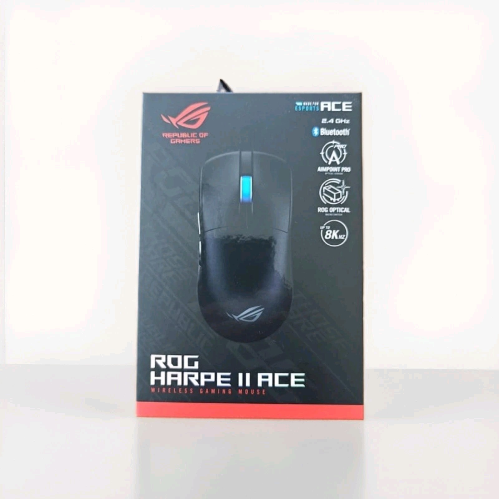 ASUS ROG Harpe II Ace Wireless Esports Gaming Mouse (2025) Pro-Tested, 48g Light