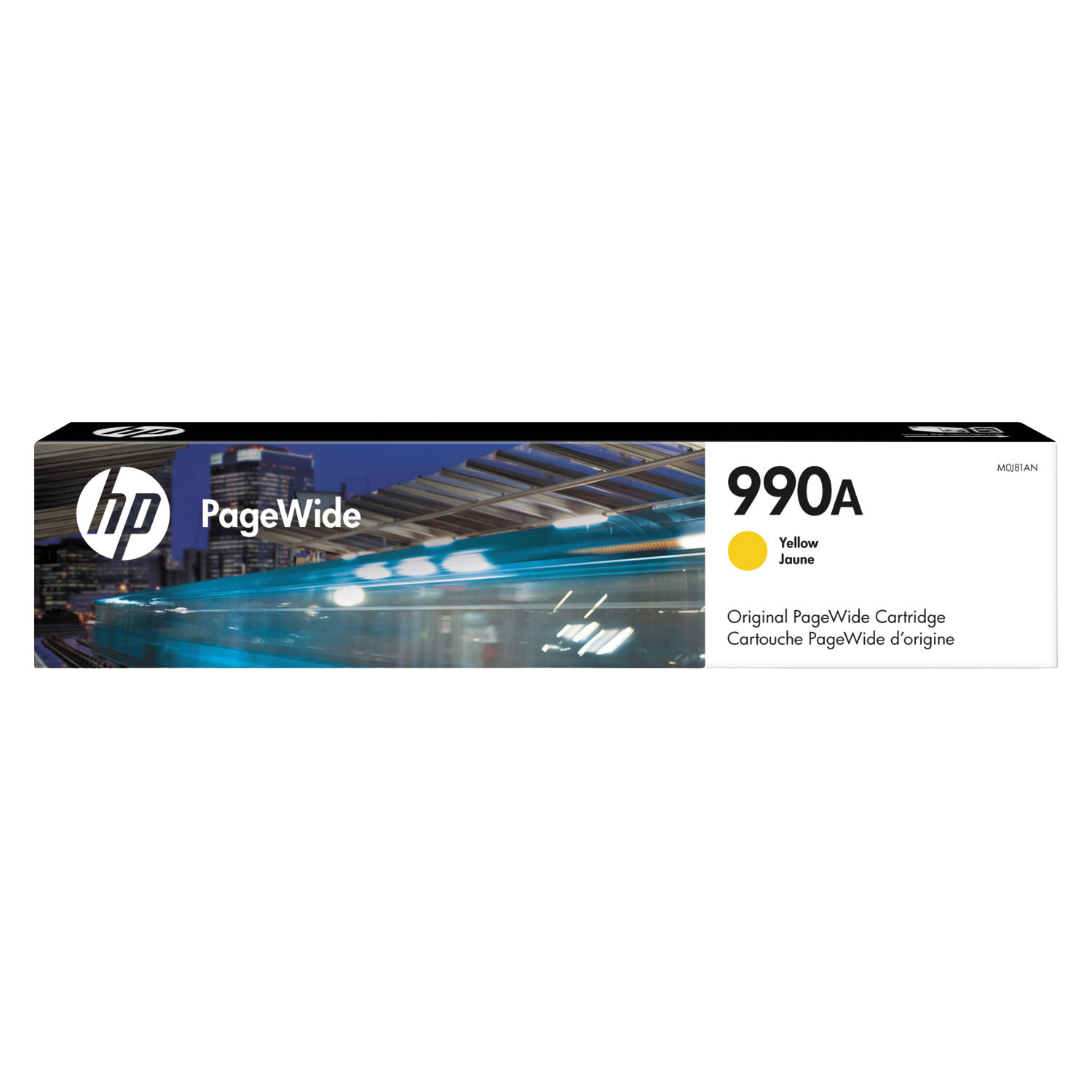 New Open Box HP 990A Yellow Original PageWide Cartridge, M0J81AN