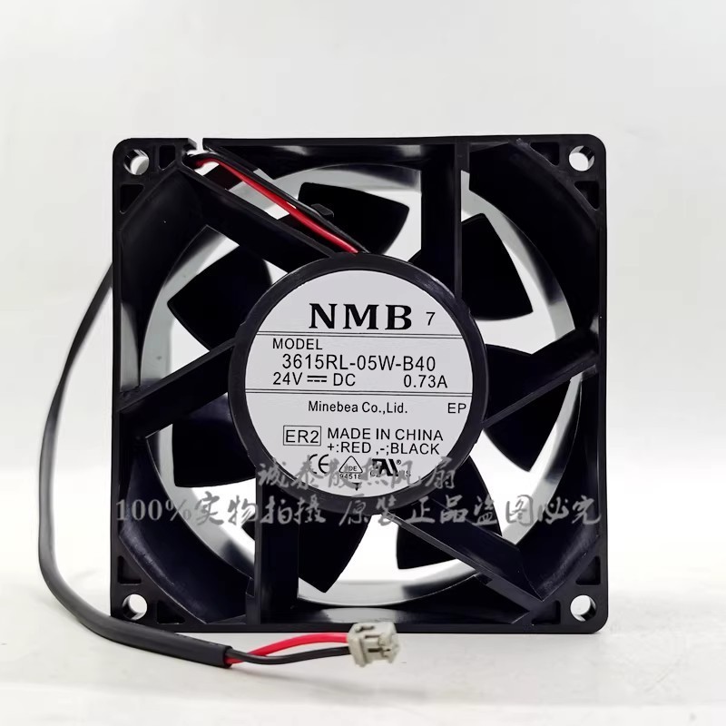 1PCS NMB 3615RL-05W-B40 9238 9CM 24V 0.73A Schneider Electric Inverter Fan