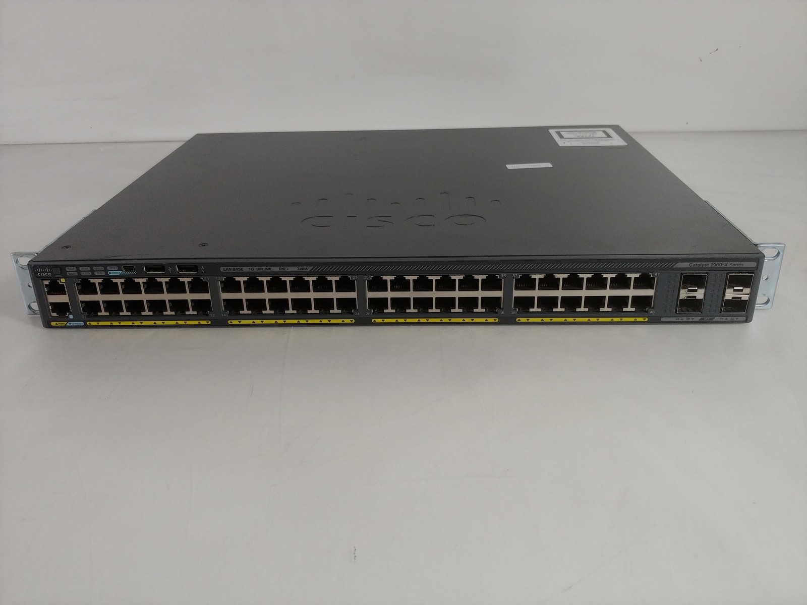 Cisco Catalyst 2960X WS-C2960X-48FPS-L 48-Port Gigabit PoE+ Ethernet Switch