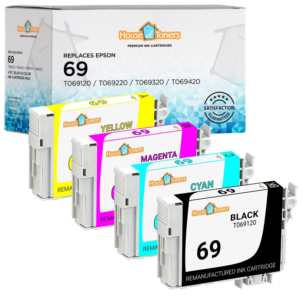 4PK for Epson T069 Ink Cartridges for NX515 NX400 415 CX9400 CX8400 CX7400