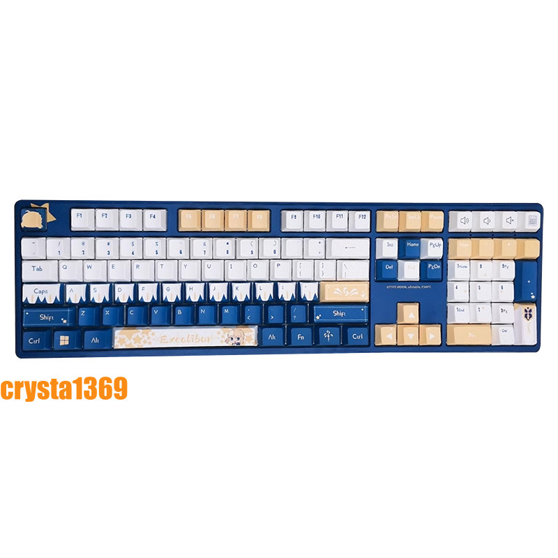 Fate/stay night Altria Saber PBT Cherry MX Mechanical Keyboard Mouse Pads Gift
