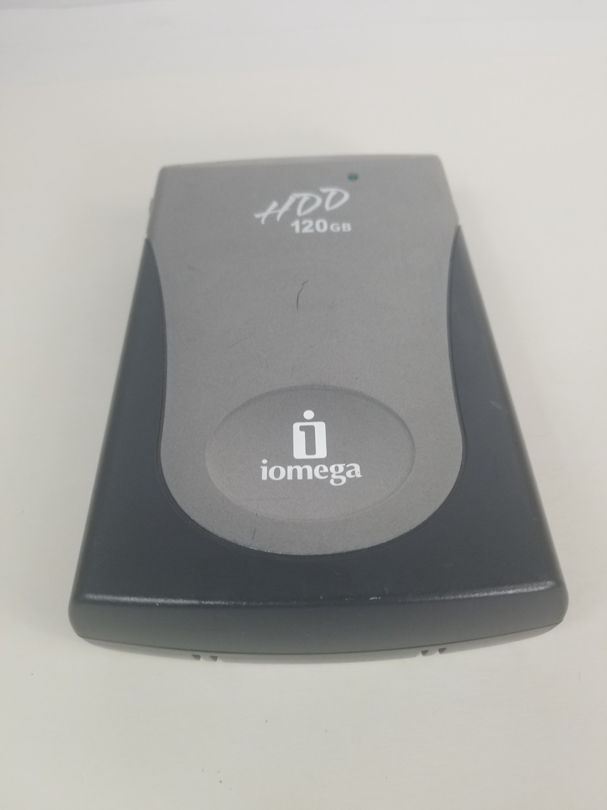 IOMEGA HDD120 120GB External Hard Drive (31241400) No Cord   UNTESTED