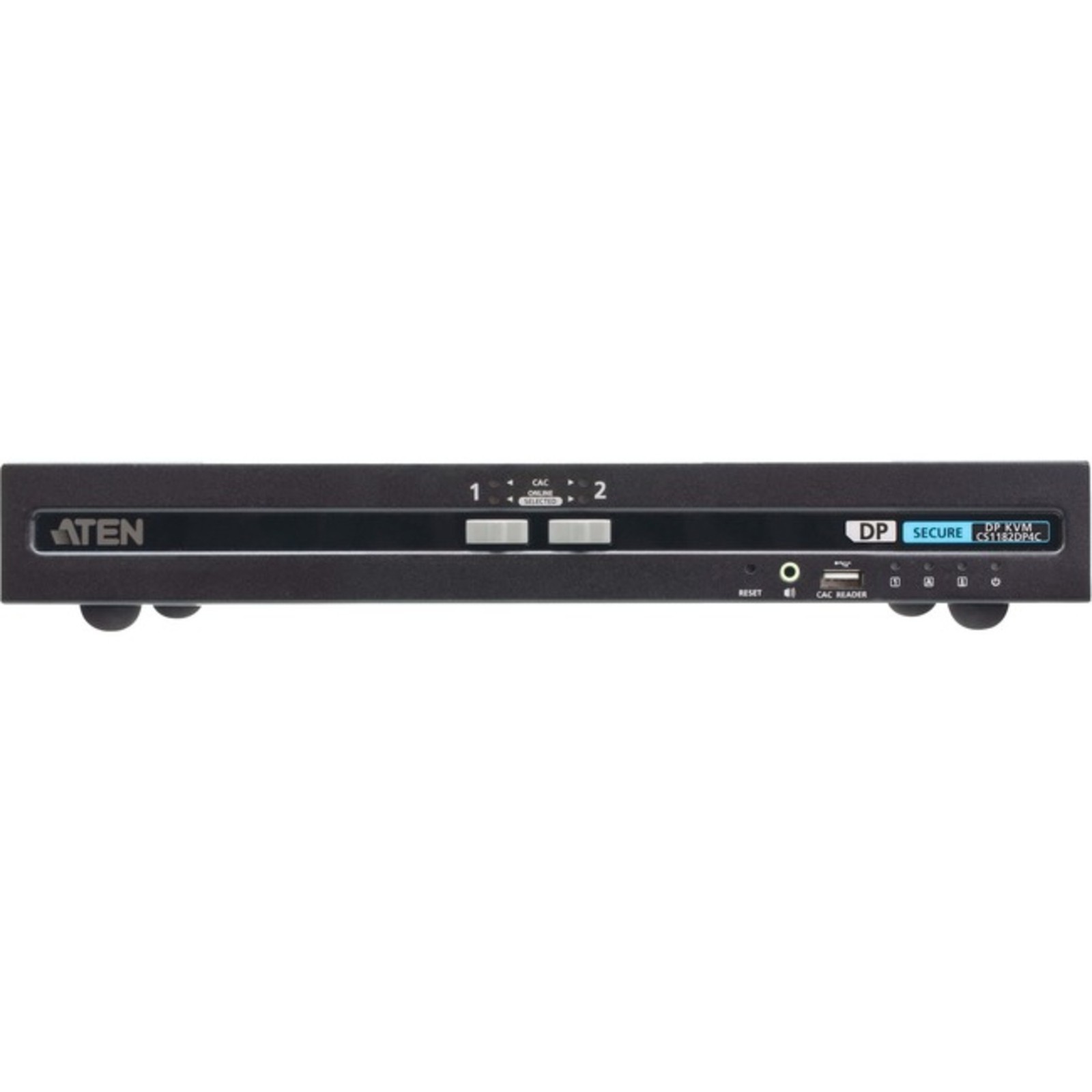 Aten - CS1182DP4C - ATEN 2-Port USB DisplayPort Secure KVM Switch with CAC (PSD