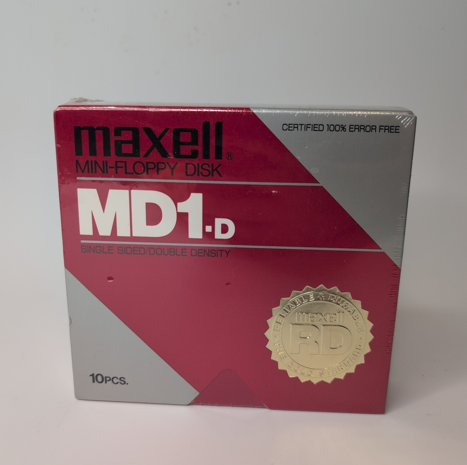 Maxell Mini-Floppy Disk  MD1-D  10pc.  Factory Sealed 5.5"