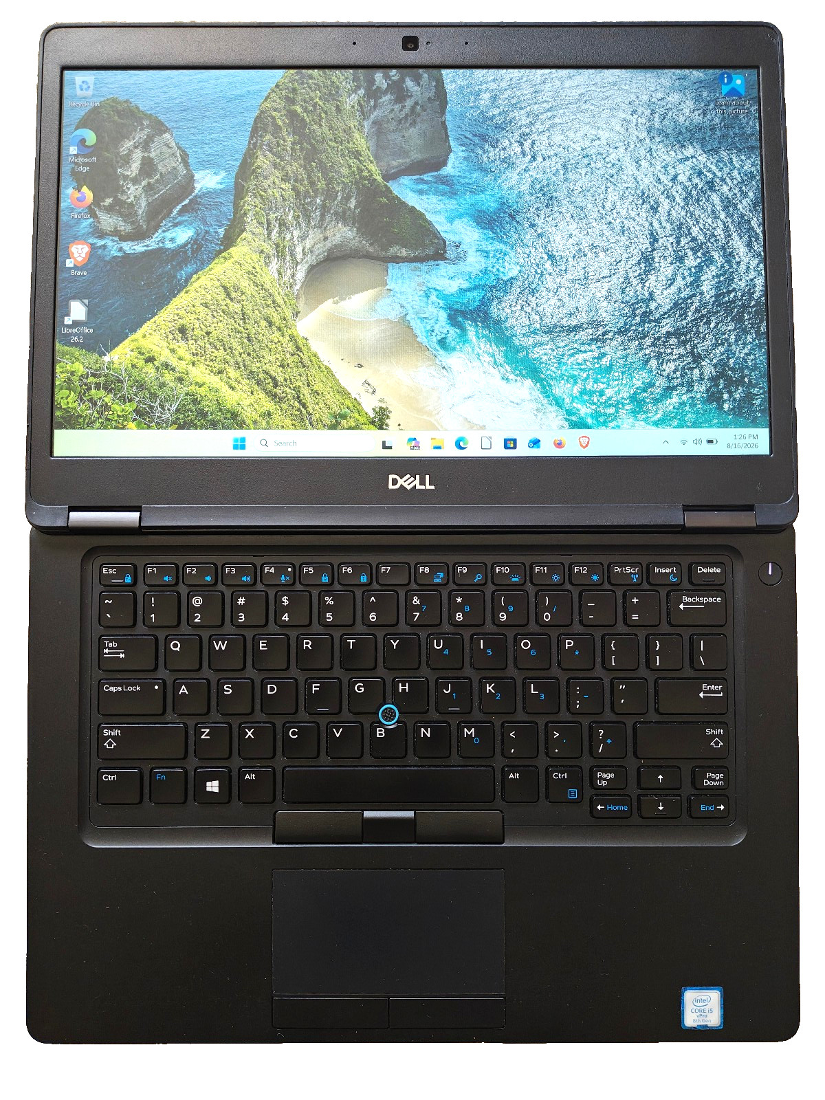 Dell Latitude 5491 i5-8400H  8/16 Gb RAM 256Gb NVMe FHD Win 11 PRO w/Charger