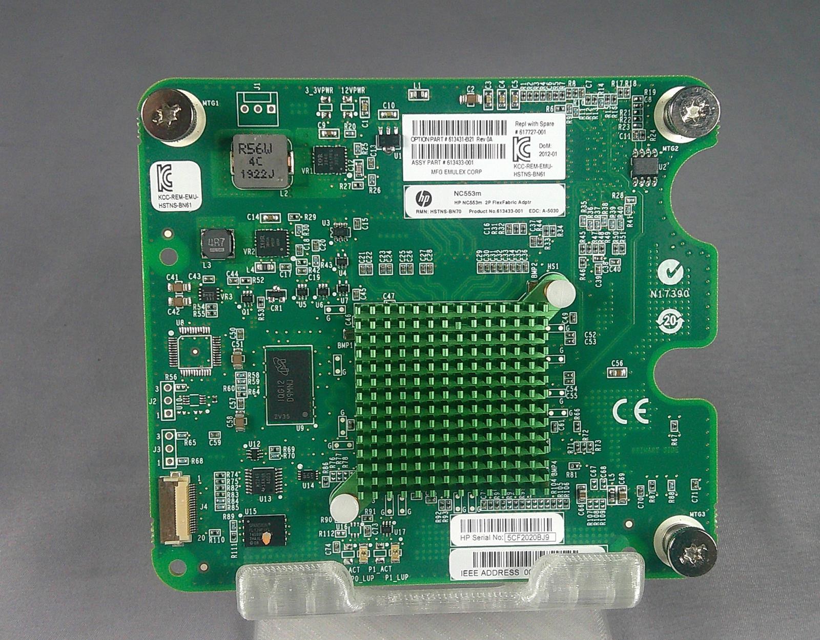 HP 617727-001 NC553m 10GbE 2-Port Network Adapter *** NEW***
