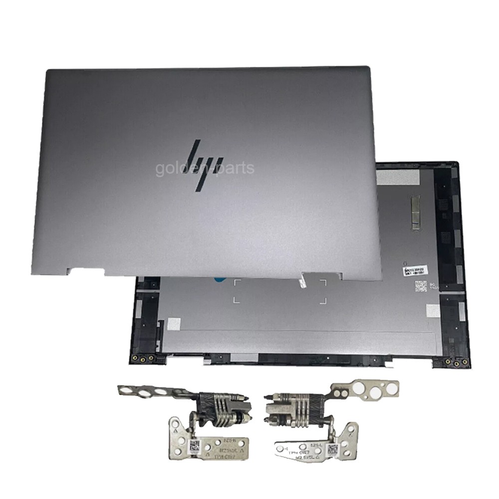 New For HP ENVY X360 15-EW 15-EY 15Z-EY Back Cover / Hinges Brown/Silver/Gray 