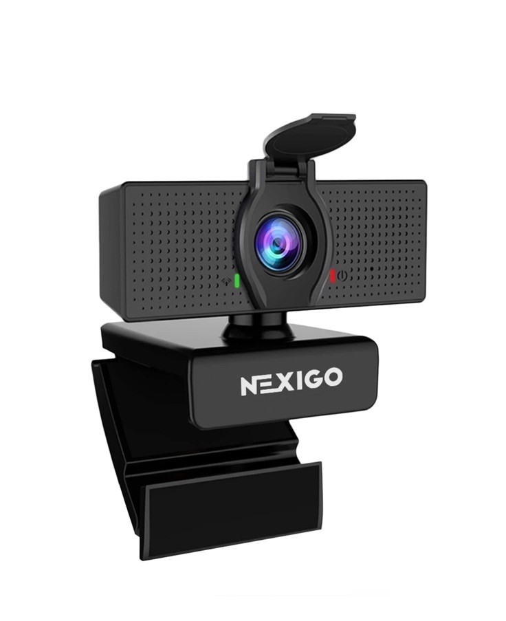 NexiGo N60 1080P Webcam with Microphone USB Privacy Cover Full HD