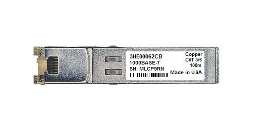 Alcatel-Lucent 3HE00062CB compatible 1000BASE-TX 10/100/1000  RJ45 100m Cat 5/6