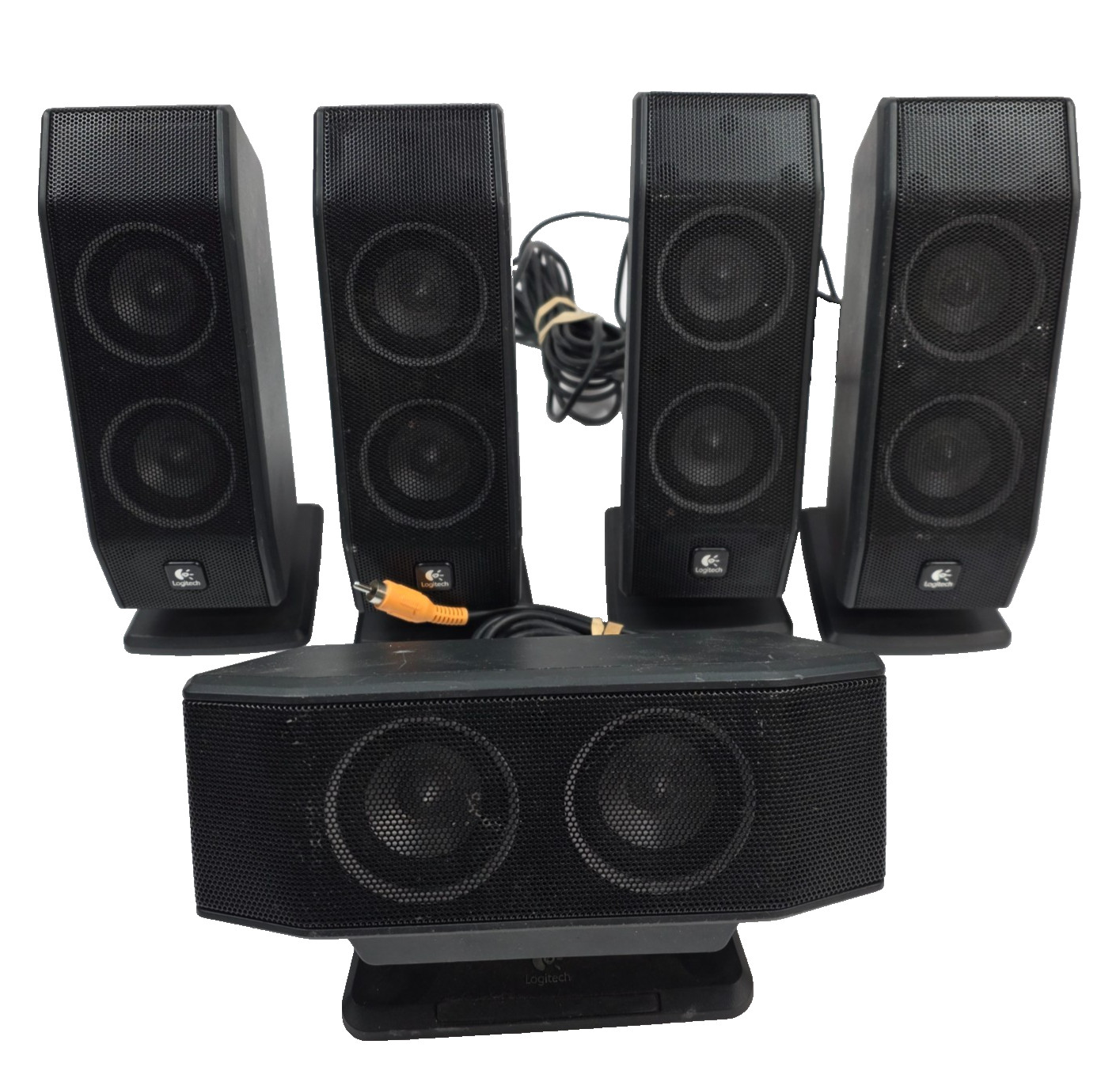 Logitech X-540 5.1 Surround Sound Computer Speakers No Subwoofer or Panel