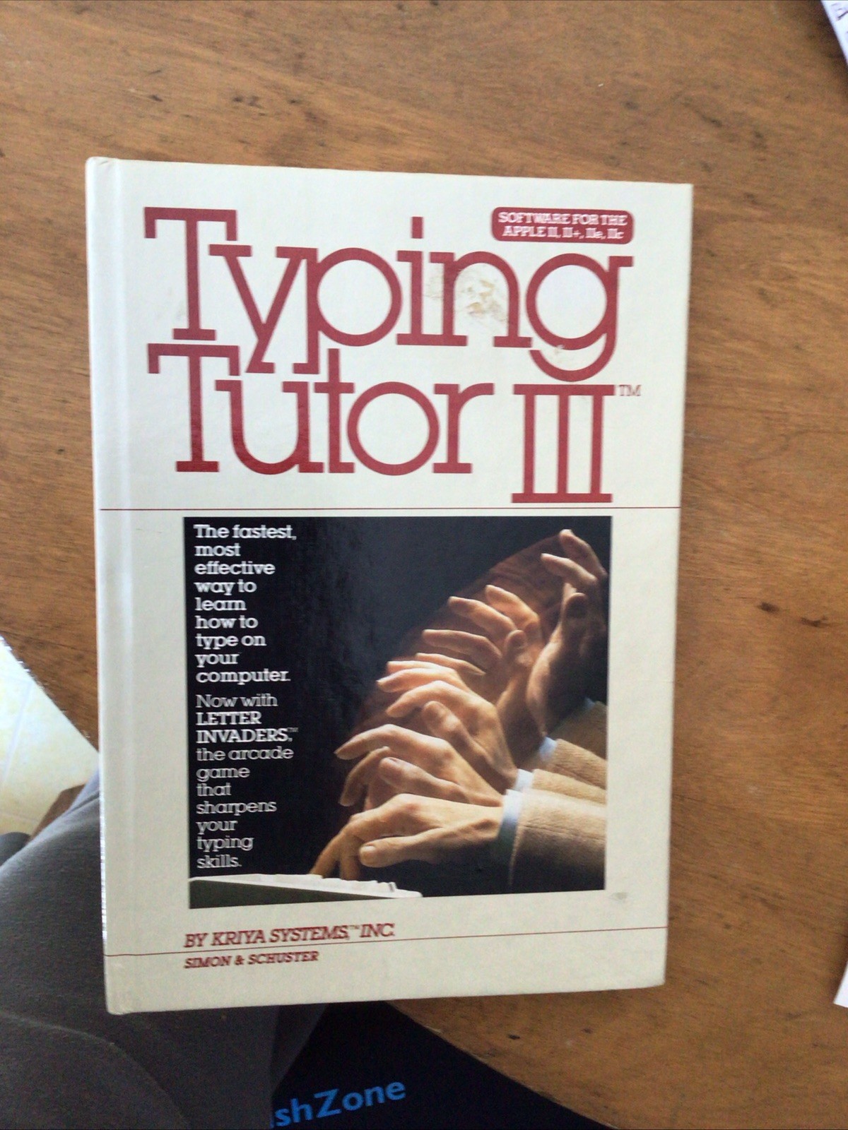 Typing Tutor III - vintage Apple II software 1983