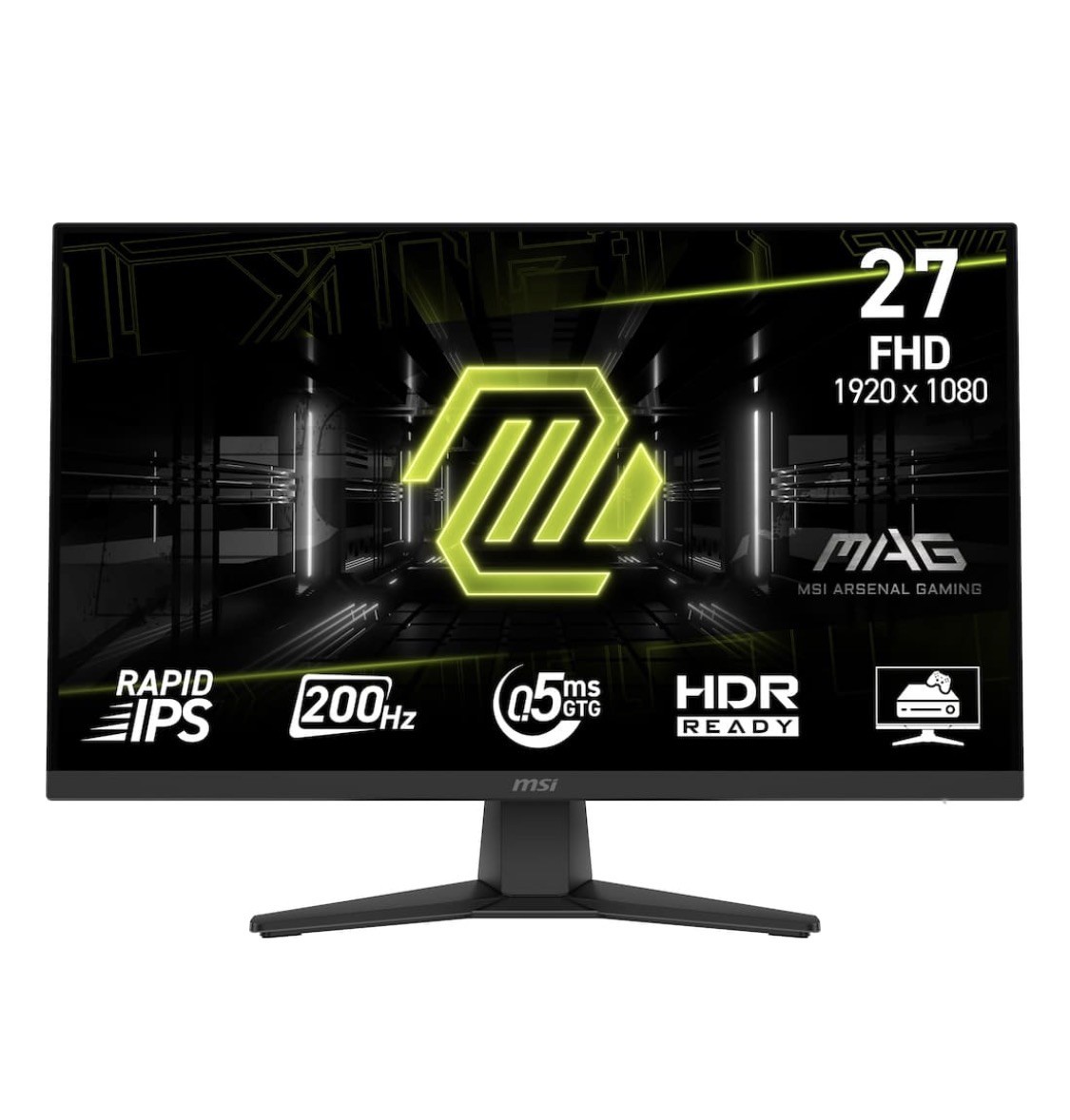 MSI MAG 272F 27in FHD 200Hz 0.5ms IPS Gaming Monitor HDMI/DP Black