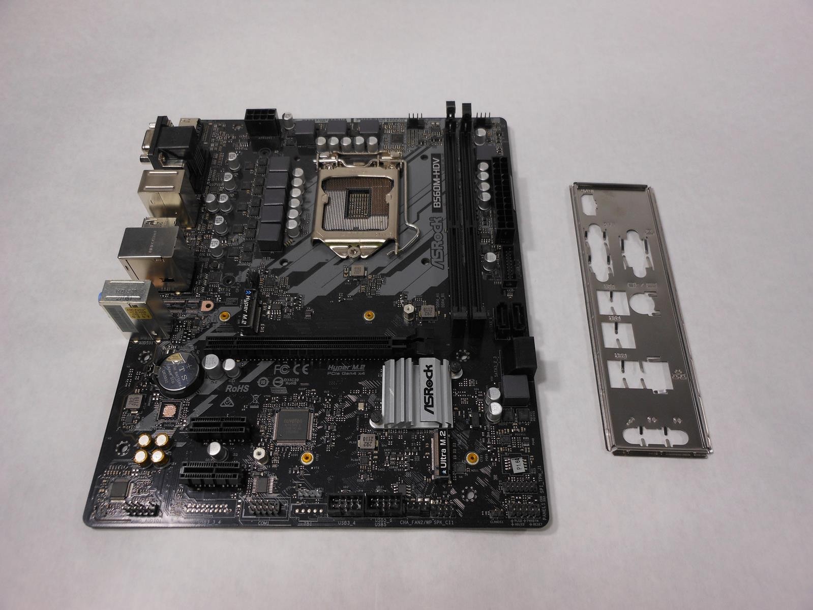 ASROCK B560M-HDV LGA1200 DDR4 Micro ATX Motherboard - Tested