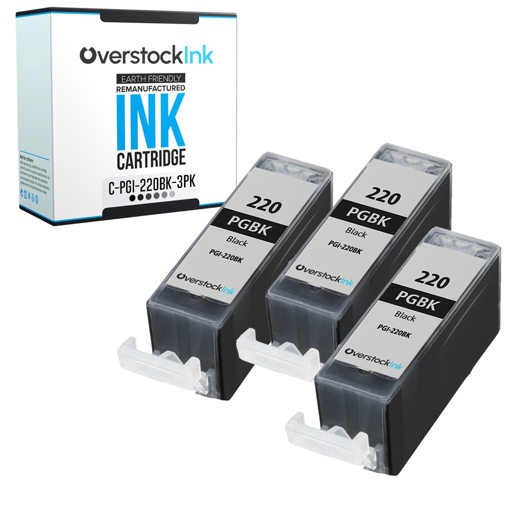 3PK Compatible OSI PGI-220 Ink Cartridges for Canon PIXMA MX860 MX870 PMFP1 SFP1