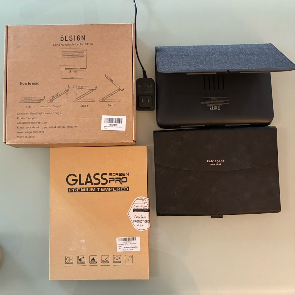 Lot of iPad/tablet Accessories Stand, Case, Tempered Glass, Charging Dock