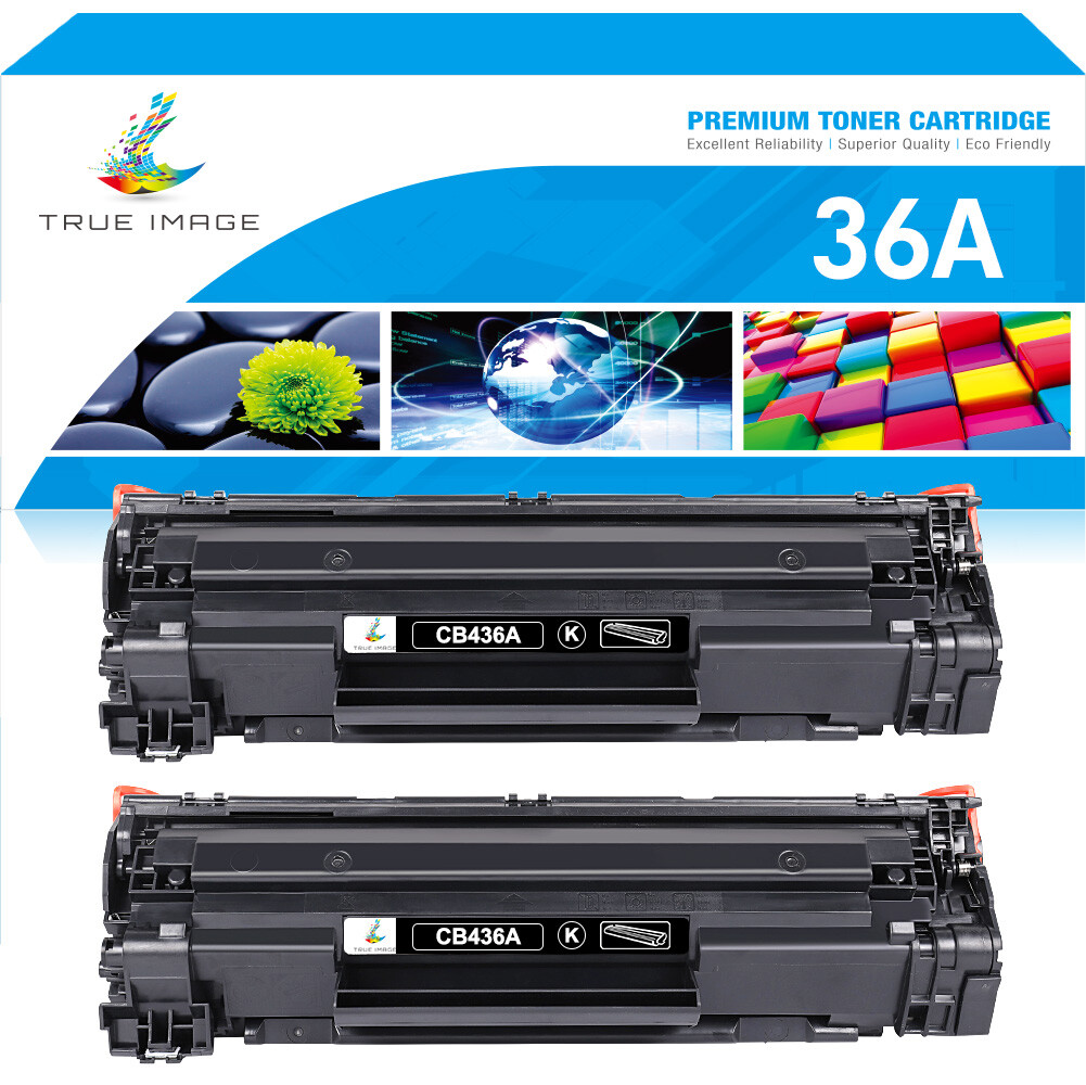 2PK CB436A 36A Toner for HP Laser LaserJet P1505 P1505n M1522n M1522nf M1120 MFP
