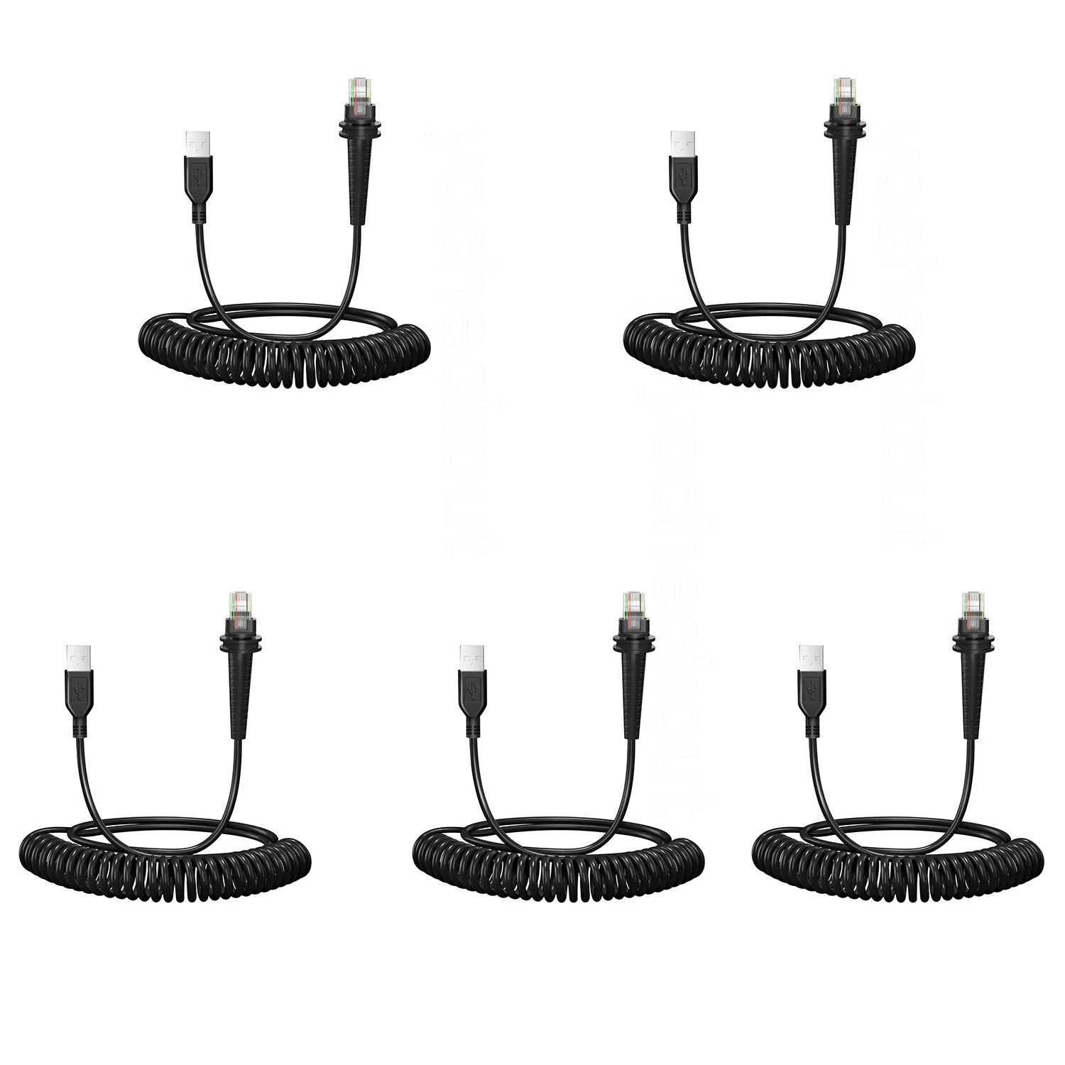 5PCS CBL-Cable Connectors For Honeywell Barcode Scanner Cable USB Cable 3M