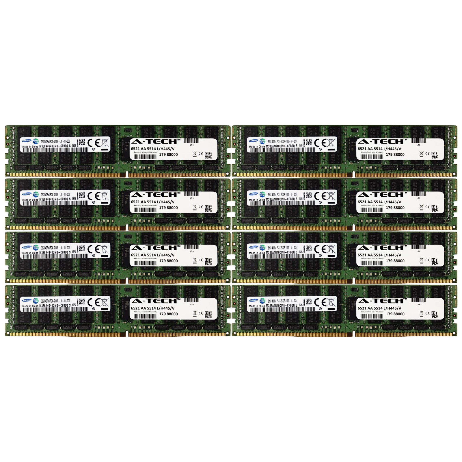 DDR4 2133MHz LRDIMM 256GB Kit 8x 32GB HP Apollo 4500 4200 753225-B21 Memory RAM