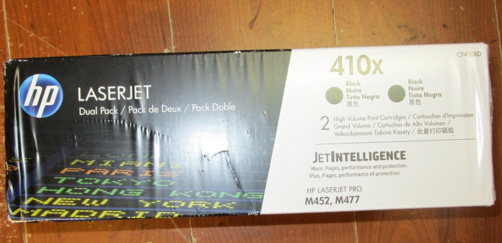 HP 410X Black High-Yield Toner Cartridge 2 Pack