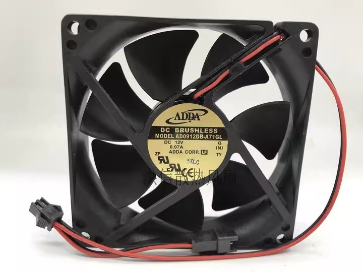 1PCS Brand New Genuine ADDA 9025 AD0912DB-A71GL DC12V 0.07A 9CM Silent Axial Fan